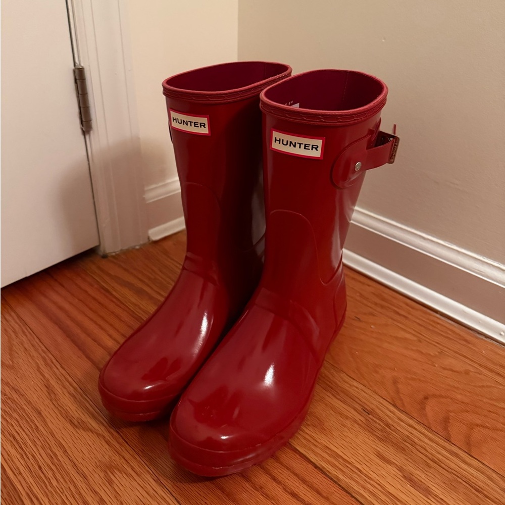 Hunter Red Rain Boots